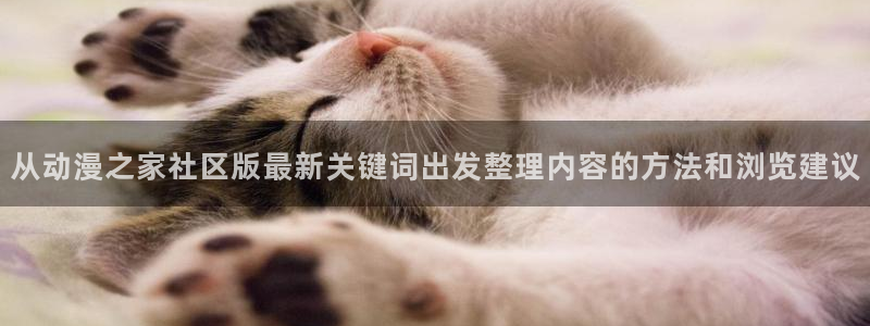 omofun搞笑动漫:从动漫之家社区版最新关键词出发整理内容的方法和浏览建议配图
